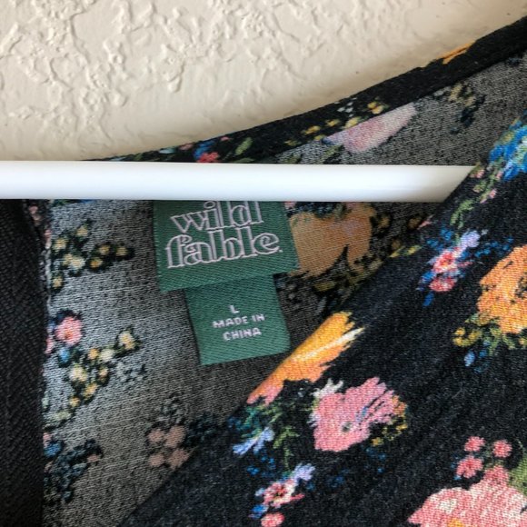 Wild Fable Floral Long Pant Romper Large - Picture 6 of 8